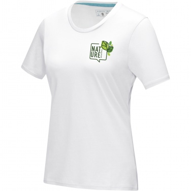 Logo trade corporate gift photo of: Azurite short sleeve women’s organic t-shirt