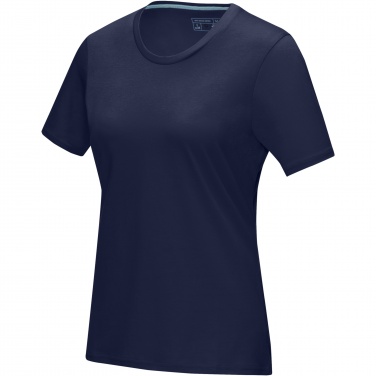 Logo trade business gifts image of: Azurite short sleeve women’s organic t-shirt