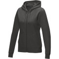 Ruby women’s organic recycled full zip hoodie, Storm grey