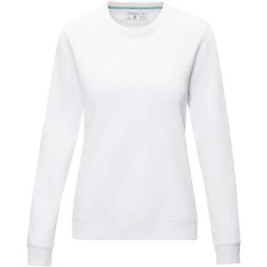 Logo trade promotional giveaways picture of: Jasper women’s organic recycled crewneck sweater