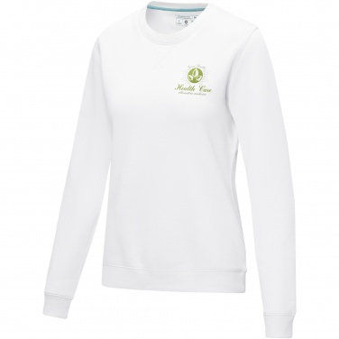 Logo trade promotional item photo of: Jasper women’s organic recycled crewneck sweater