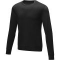 Zenon men’s crewneck sweater, Solid black