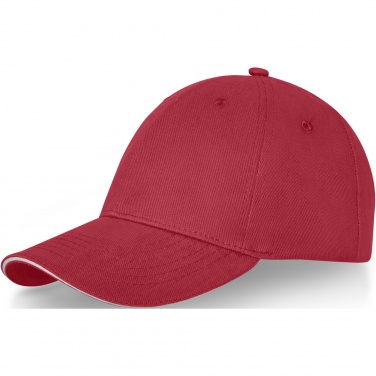 Logo trade promotional merchandise image of: Darton 6 panel sandwich cap