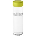 H2O Active® Vibe 850 ml screw cap water bottle, Transparent / Lime