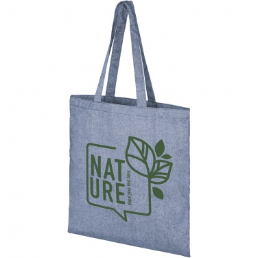 Logo trade promotional merchandise picture of: Pheebs 210 g/m² recycled tote bag 7L