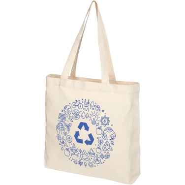 Logo trade corporate gift photo of: Pheebs 210 g/m² recycled gusset tote bag 13L