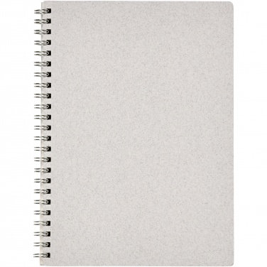 Logotrade promotional gift picture of: Bianco A5 size wire-o notebook