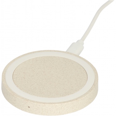 Logotrade advertising product image of: Naka 5W wheat straw wireless charging pad