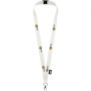 Logotrade promotional giveaway image of: Tom recycled PET lanyard with breakaway closure