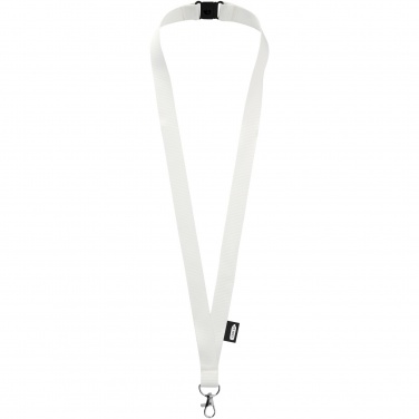 Logotrade promotional gift image of: Tom recycled PET lanyard with breakaway closure