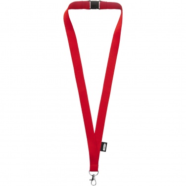 Logo trade promotional giveaways picture of: Tom recycled PET lanyard with breakaway closure