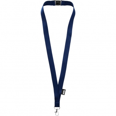 Logotrade promotional giveaway image of: Tom recycled PET lanyard with breakaway closure