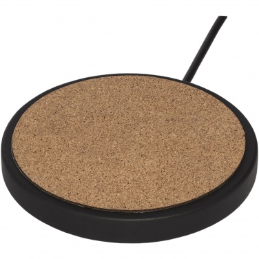 Logotrade promotional merchandise photo of: Kivi 10W limestone/cork wireless charging pad