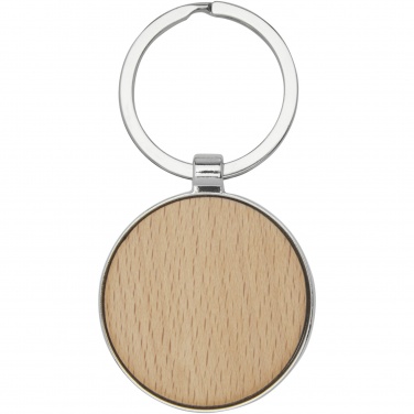 Logotrade promotional merchandise image of: Moreno beech wood round keychain