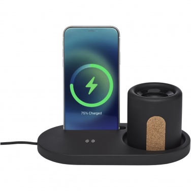 Logotrade advertising product image of: Klip 5W wireless charging desk organizer