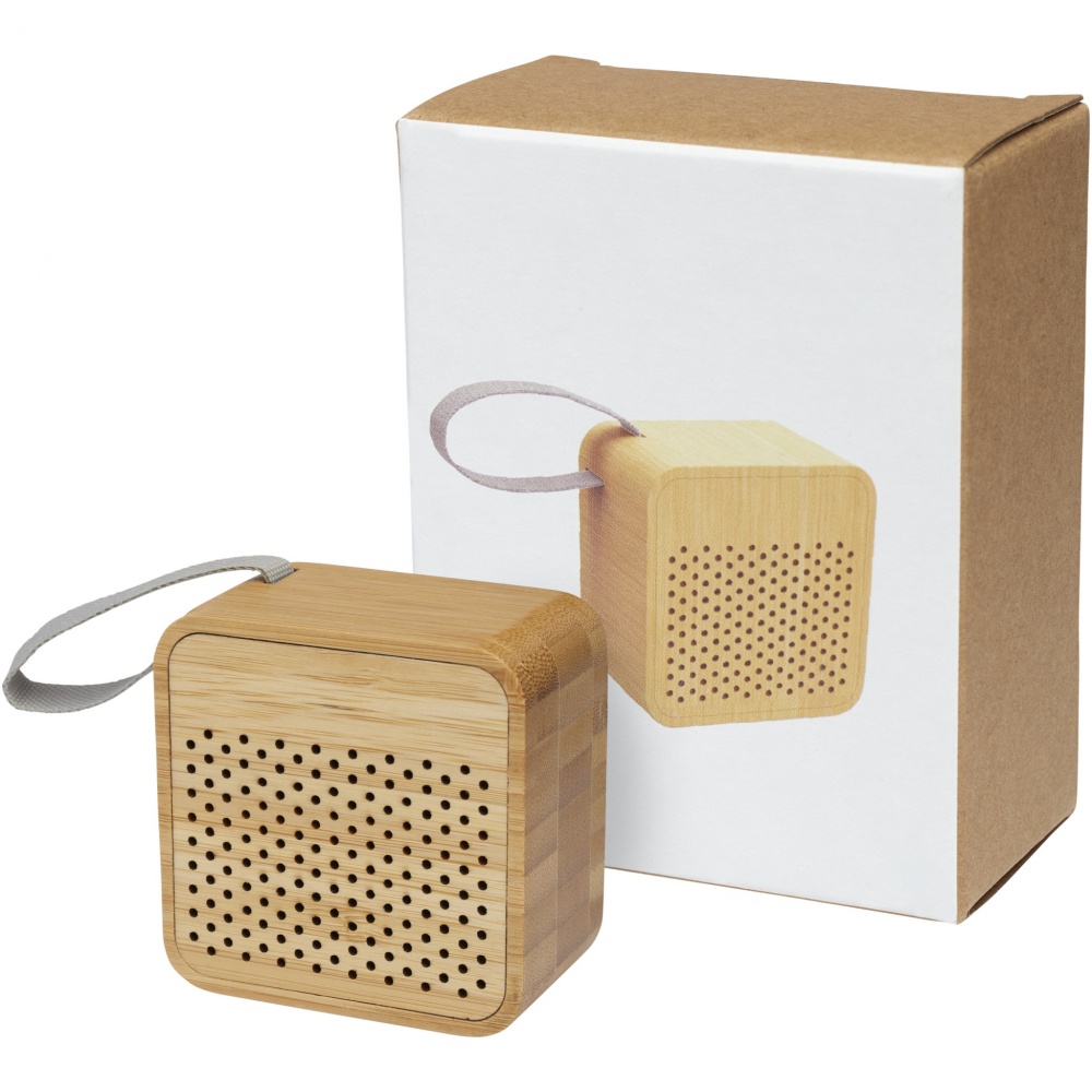 Logo trade promotional products picture of: Arcana bamboo Bluetooth® speaker