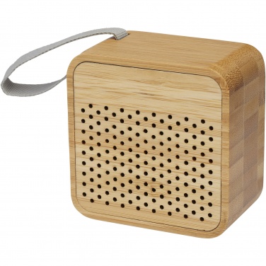 Logo trade corporate gifts image of: Arcana bamboo Bluetooth® speaker