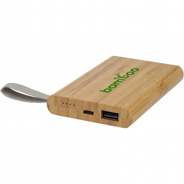 Logotrade business gift image of: Tulda 5000 mAh bamboo power bank