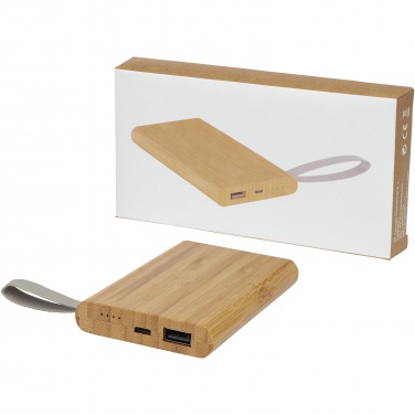 Logotrade promotional products photo of: Tulda 5000 mAh bamboo power bank