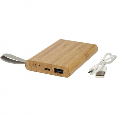 Logotrade promotional merchandise picture of: Tulda 5000 mAh bamboo power bank