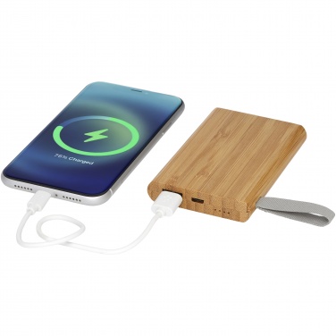 Logotrade promotional merchandise photo of: Tulda 5000 mAh bamboo power bank