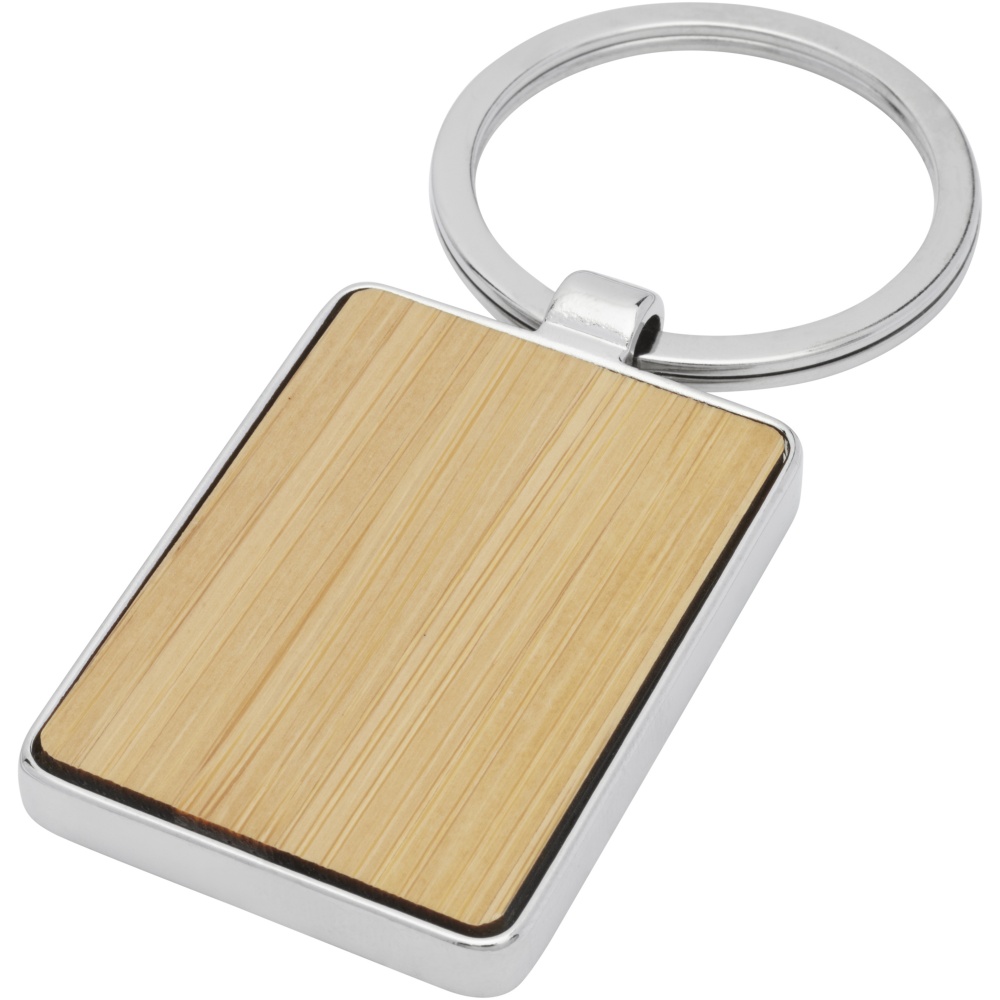 Logotrade business gift image of: Neta bamboo rectangular keychain