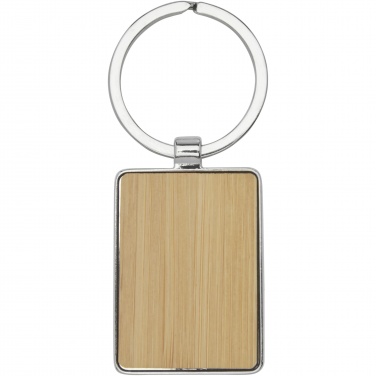 Logotrade promotional giveaways photo of: Neta bamboo rectangular keychain