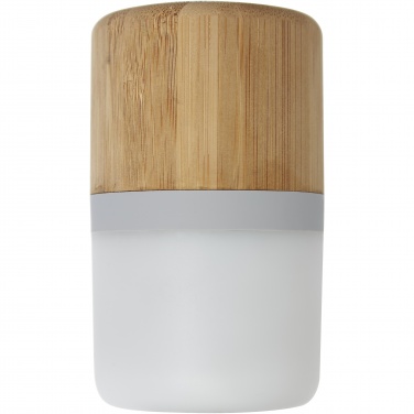 Logo trade advertising products picture of: Aurea bamboo Bluetooth® speaker with light 