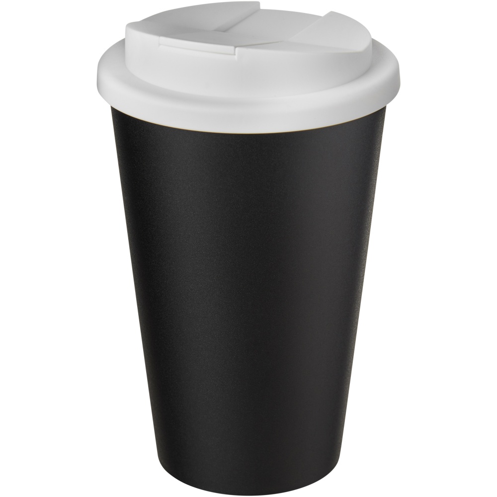 Logo trade promotional products image of: Americano® Eco 350 ml recycled tumbler with spill-proof lid