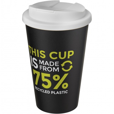 Logo trade promotional items picture of: Americano® Eco 350 ml recycled tumbler with spill-proof lid