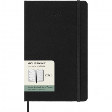 Logo trade promotional merchandise photo of: Moleskine hard cover 12 month weekly L planner