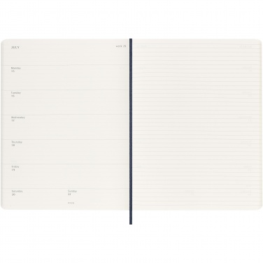 Logo trade promotional products picture of: Moleskine soft cover 12 month weekly XL planner