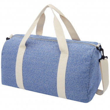 Logo trade promotional gifts picture of: Pheebs 450 g/m² recycled cotton and polyester duffel bag 24L