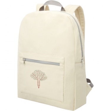 Logo trade corporate gifts picture of: Pheebs 450 g/m² recycled cotton and polyester backpack 10L