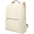 Pheebs 450 g/m² recycled cotton and polyester backpack 10L, Natural