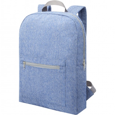 Logotrade promotional merchandise image of: Pheebs 450 g/m² recycled cotton and polyester backpack 10L