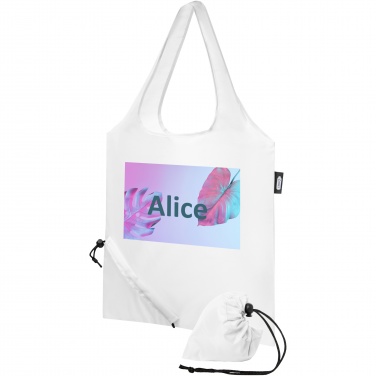 Logo trade promotional gifts image of: Sabia RPET foldable tote bag 7L