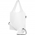 Sabia RPET foldable tote bag 7L, White