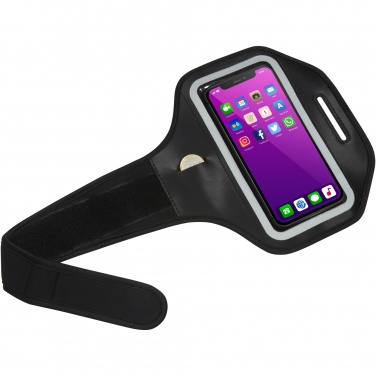 Logotrade advertising product image of: Haile reflective smartphone bracelet with transparent cover