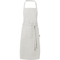 Pheebs 200 g/m² recycled cotton apron, Heather grey