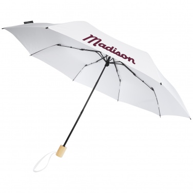 Logotrade promotional merchandise image of: Birgit 21'' foldable windproof recycled PET umbrella