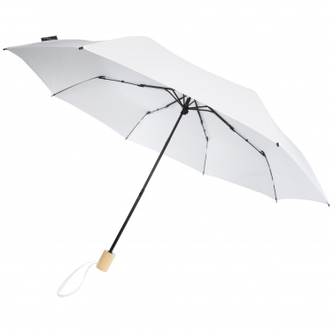 Logotrade promotional merchandise picture of: Birgit 21'' foldable windproof recycled PET umbrella