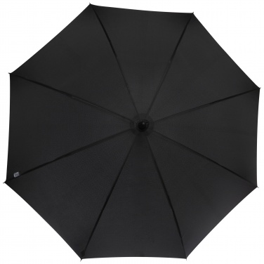 Logo trade advertising products picture of: Fontana 23" auto open umbrella with carbon look and crooked handle