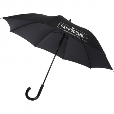 Logotrade promotional gift picture of: Fontana 23" auto open umbrella with carbon look and crooked handle