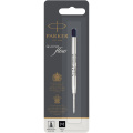 Parker Quinkflow ballpoint pen refill, Silver / Solid black