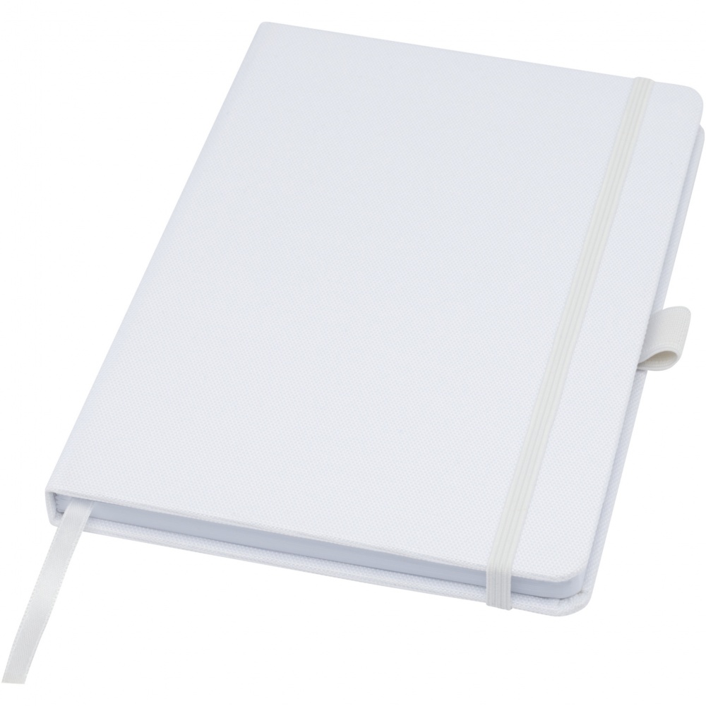 Logo trade promotional products picture of: Honua A5 recycled paper notebook with recycled PET cover