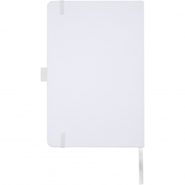 Logo trade promotional merchandise picture of: Honua A5 recycled paper notebook with recycled PET cover