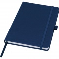 Honua A5 recycled paper notebook with recycled PET cover, Navy