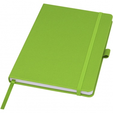 Logo trade promotional gifts picture of: Honua A5 recycled paper notebook with recycled PET cover