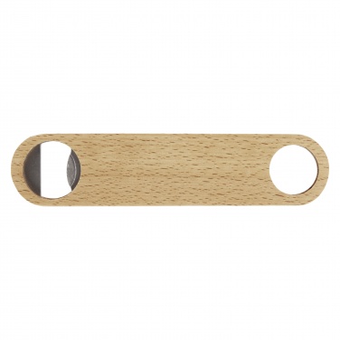 Logo trade promotional giveaways image of: Origina wooden bottle opener